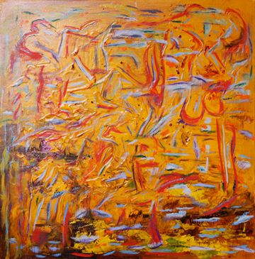 Abstract Oils 2. Jul 09: Abstract Oils: Birds of Paradise sm