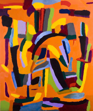 Abstract Oils. Sept 11 Oil on canvas: Fragments 3 100x120 Small
