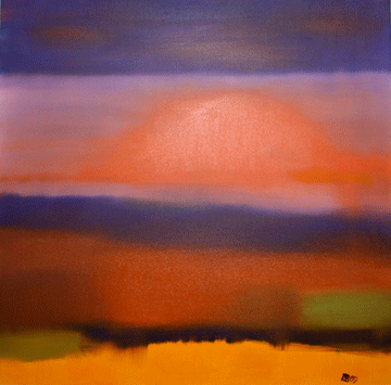 Abstract Oils 2. Jul 09: Sunset sm